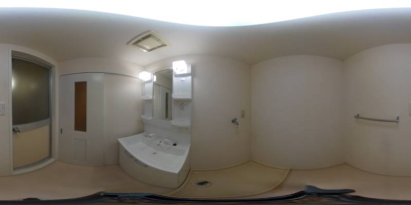 パノラマ画像洗面所