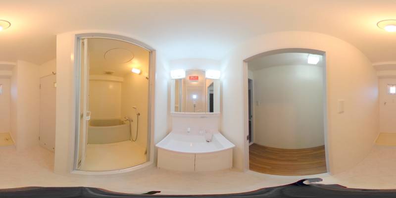 パノラマ画像洗面所