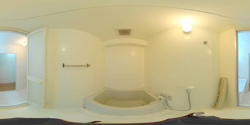 パノラマ画像バスルーム