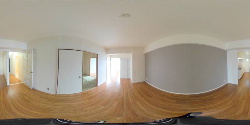 パノラマ画像リビング