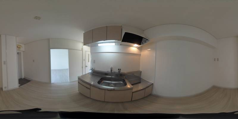 パノラマ画像キッチン