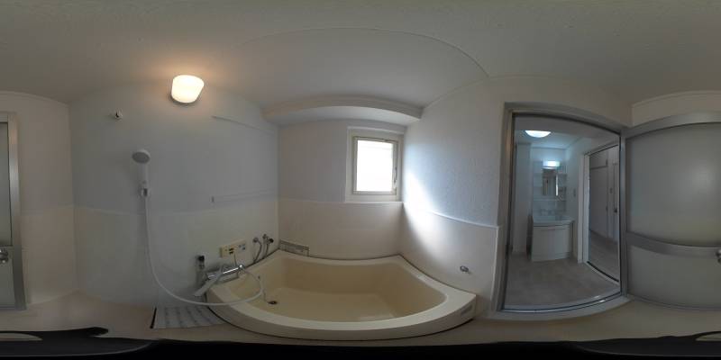パノラマ画像バスルーム