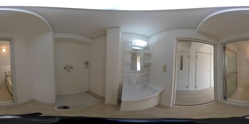 パノラマ画像洗面所