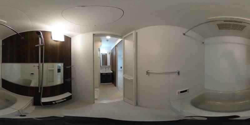 パノラマ画像洗面所