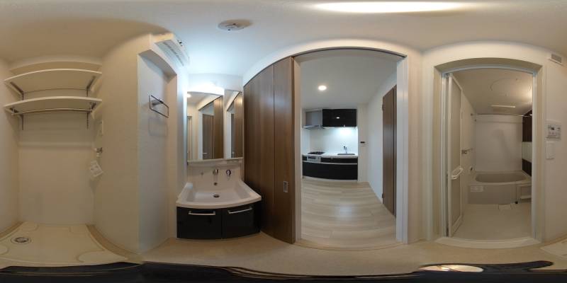 パノラマ画像バルコニー