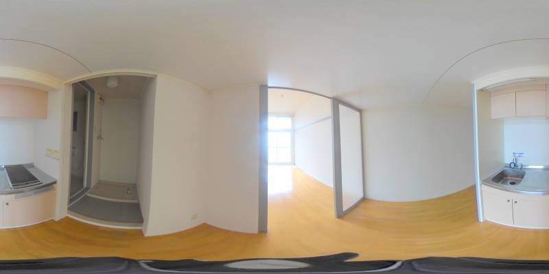 パノラマ画像キッチン