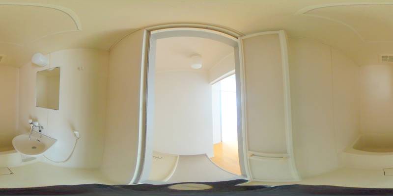 パノラマ画像バスルーム