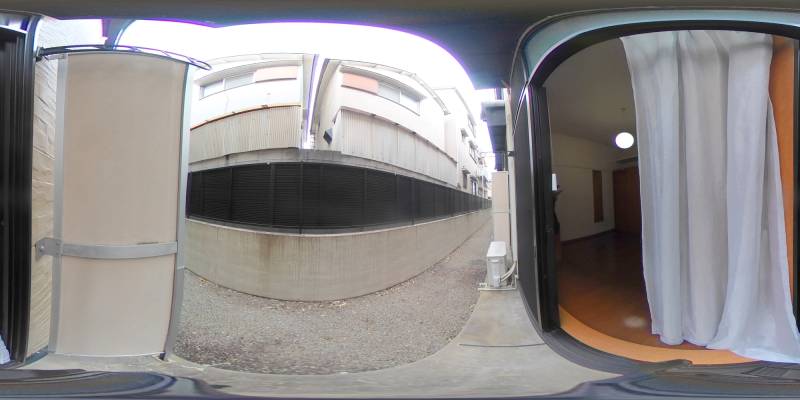 パノラマ画像バルコニー