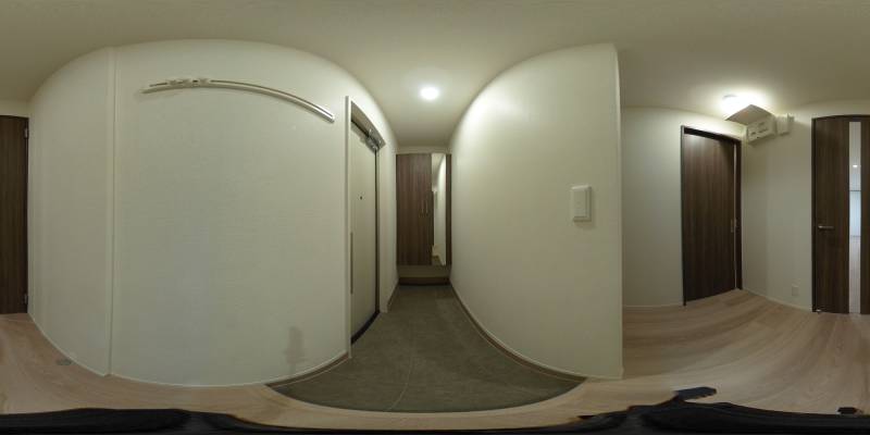 パノラマ画像玄関