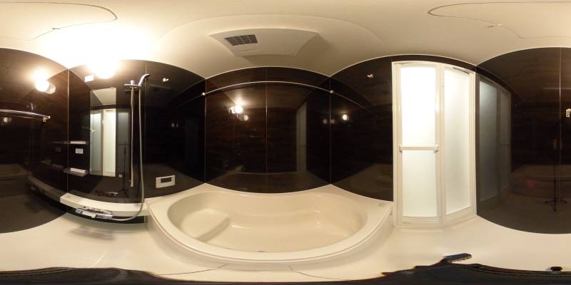 パノラマ画像バスルーム