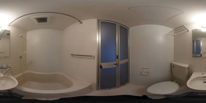 パノラマ画像バスルーム