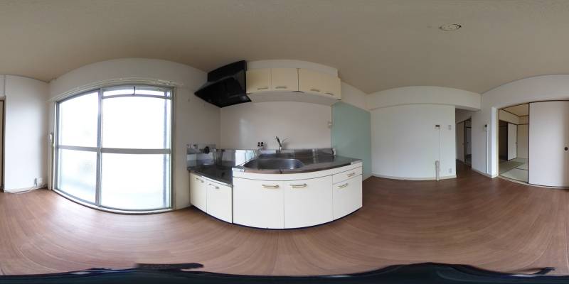 パノラマ画像キッチン