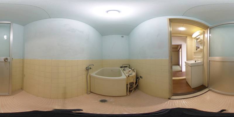 パノラマ画像バスルーム
