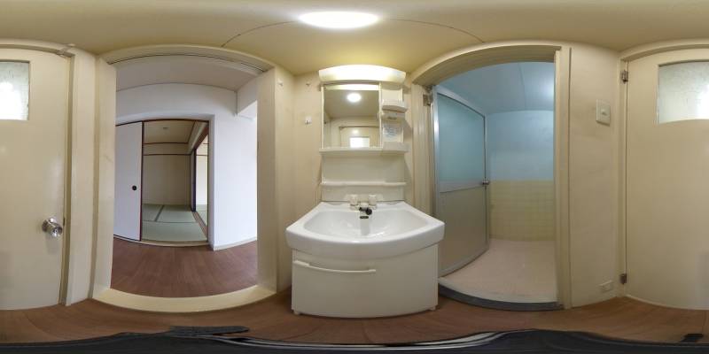 パノラマ画像洗面所