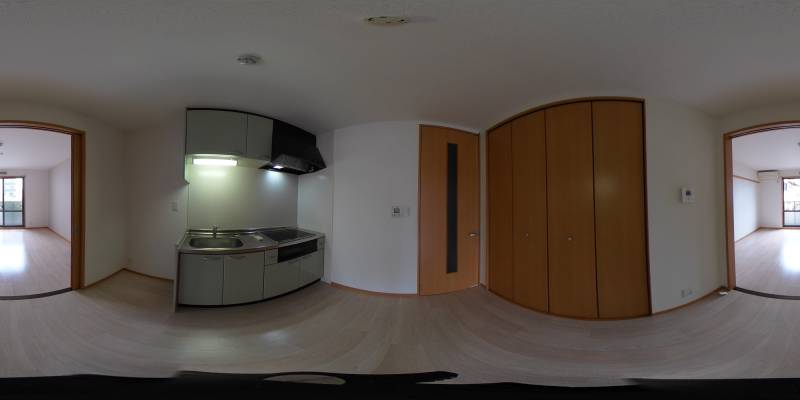 パノラマ画像キッチン
