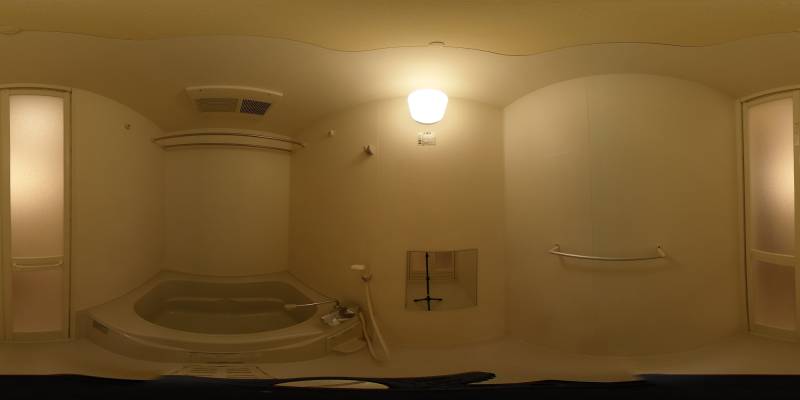 パノラマ画像バスルーム