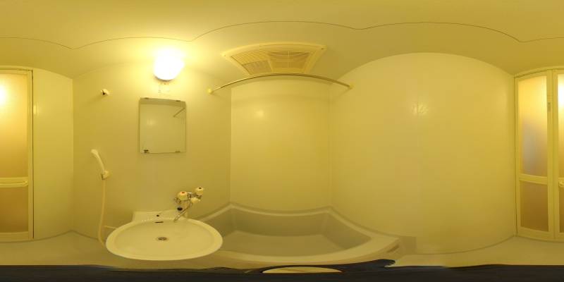 パノラマ画像バスルーム