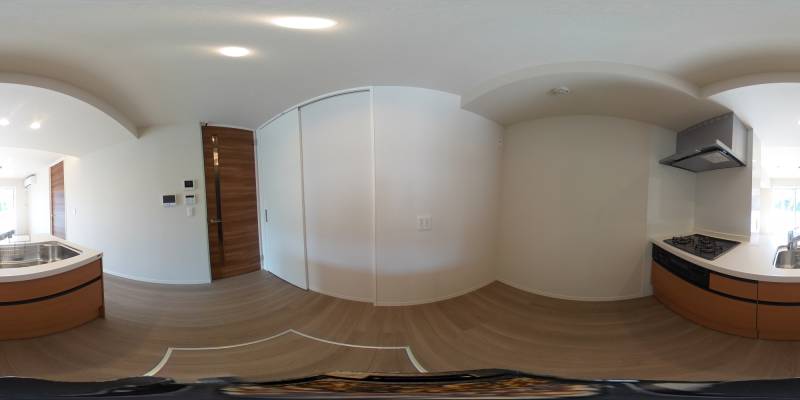 パノラマ画像キッチン