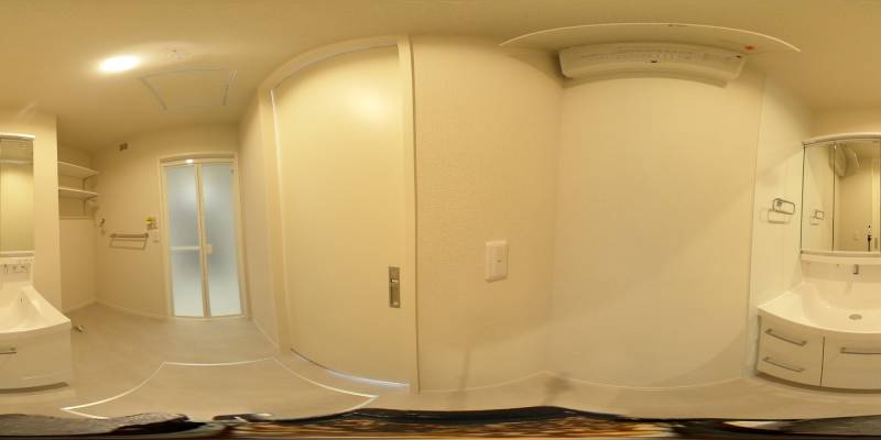 パノラマ画像洗面所