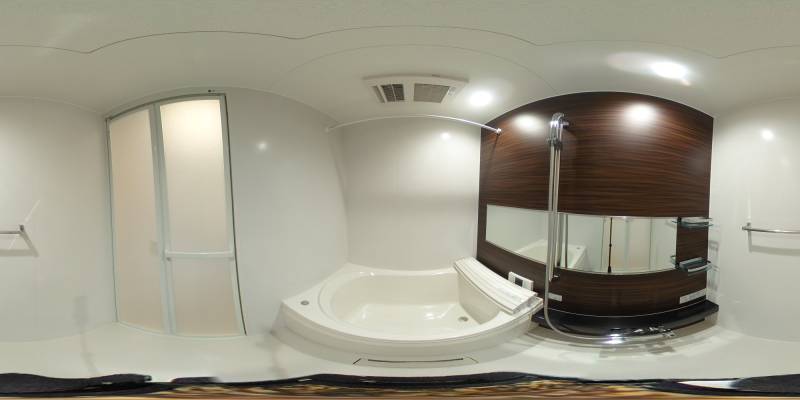 パノラマ画像バスルーム