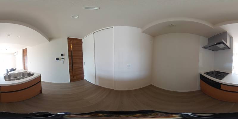 パノラマ画像キッチン