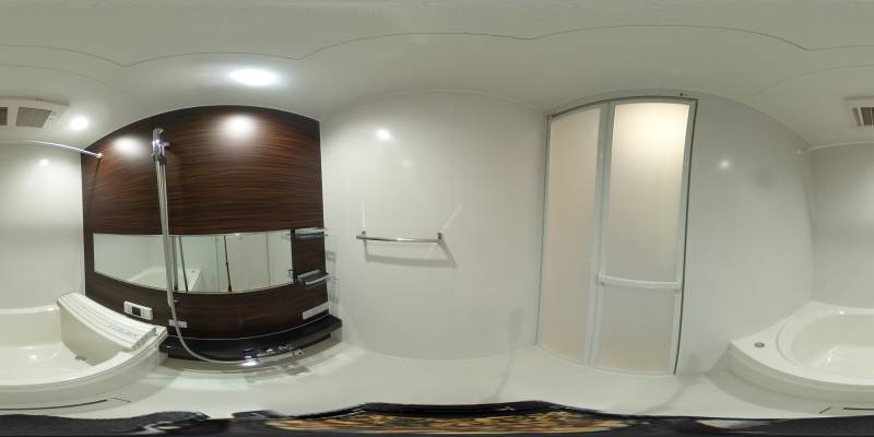 パノラマ画像バスルーム