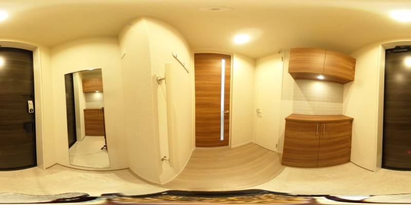 パノラマ画像玄関