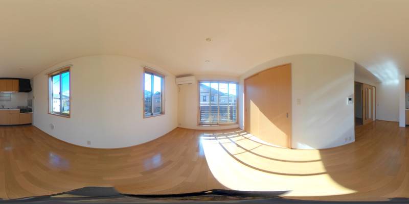 パノラマ画像リビング