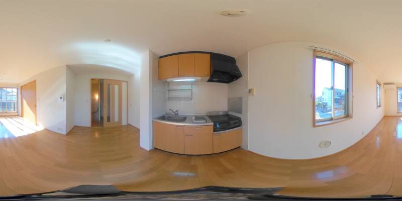 パノラマ画像キッチン