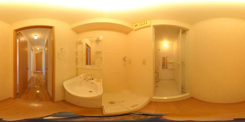 パノラマ画像洗面所