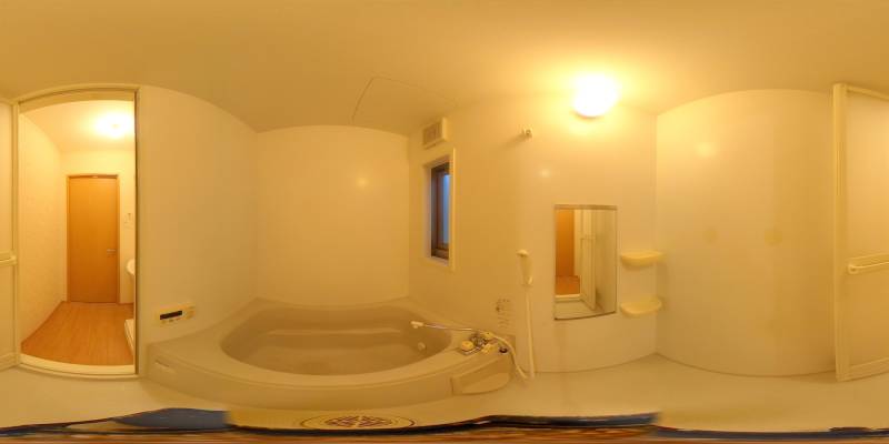 パノラマ画像バスルーム