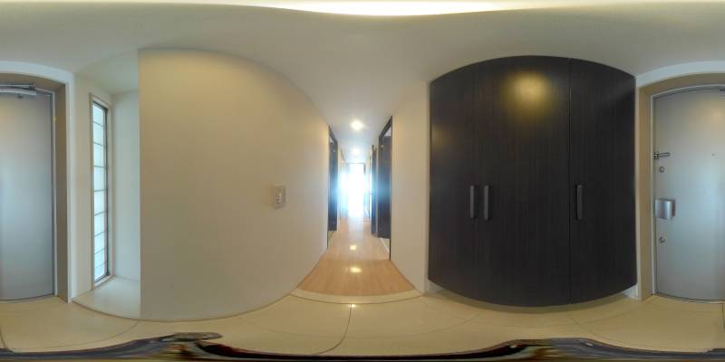 パノラマ画像玄関