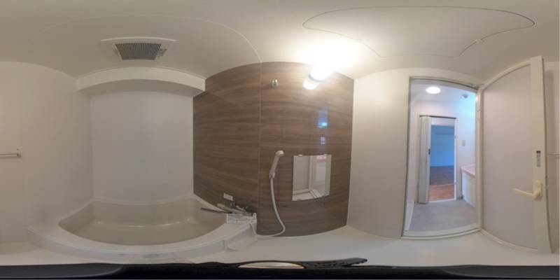 パノラマ画像バスルーム