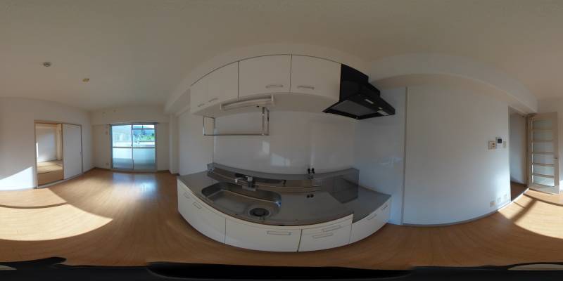 パノラマ画像キッチン