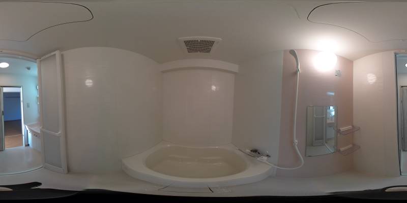 パノラマ画像バスルーム