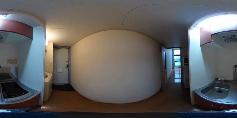 パノラマ画像キッチン