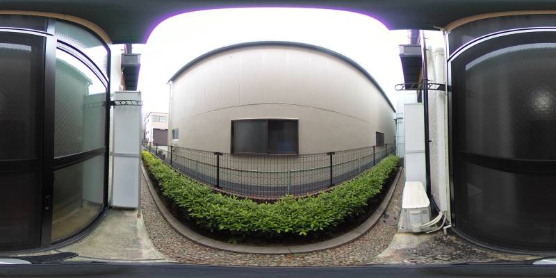 パノラマ画像バルコニー