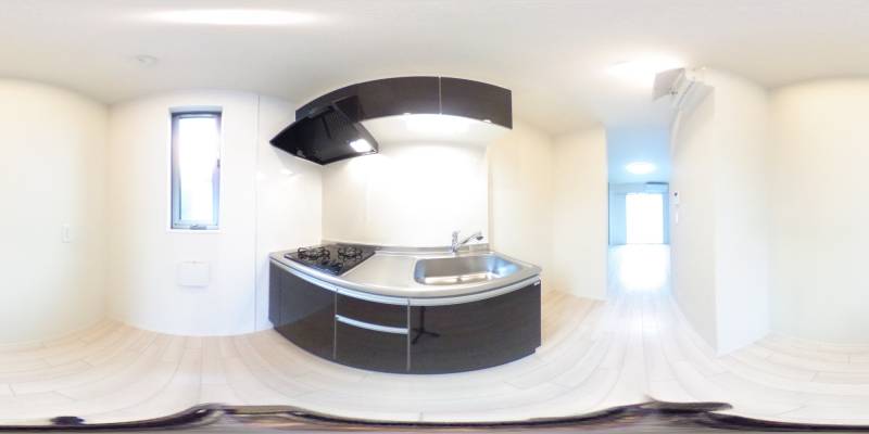 パノラマ画像キッチン