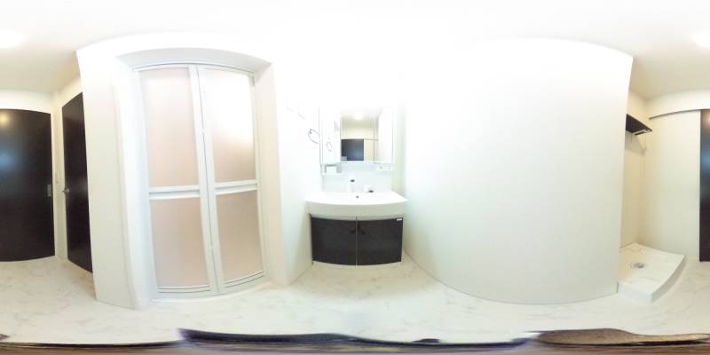 パノラマ画像洗面所