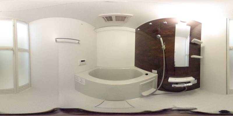 パノラマ画像バスルーム