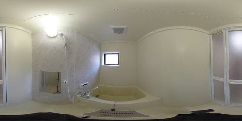 パノラマ画像バスルーム