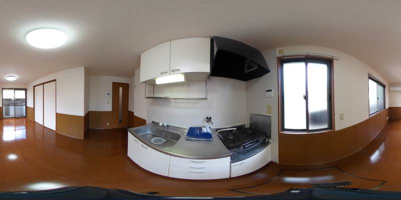 パノラマ画像キッチン