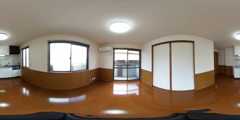 パノラマ画像リビング