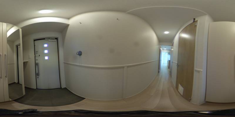 パノラマ画像玄関