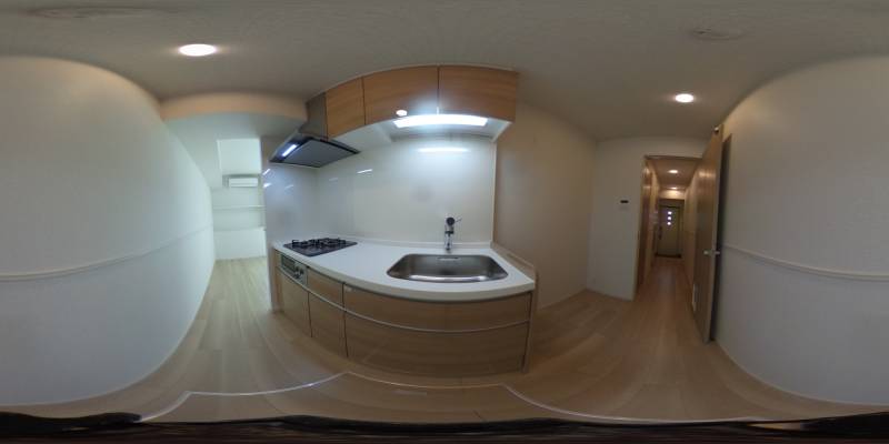 パノラマ画像キッチン