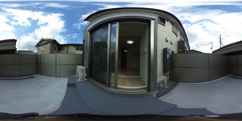 パノラマ画像バルコニー