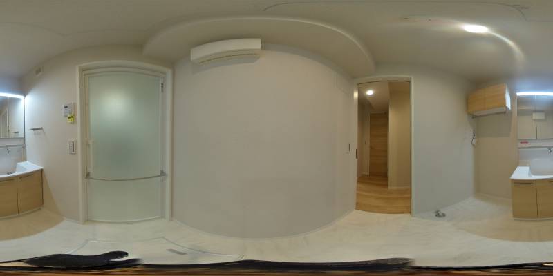 パノラマ画像洗面所