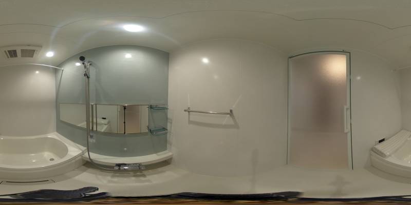 パノラマ画像バスルーム
