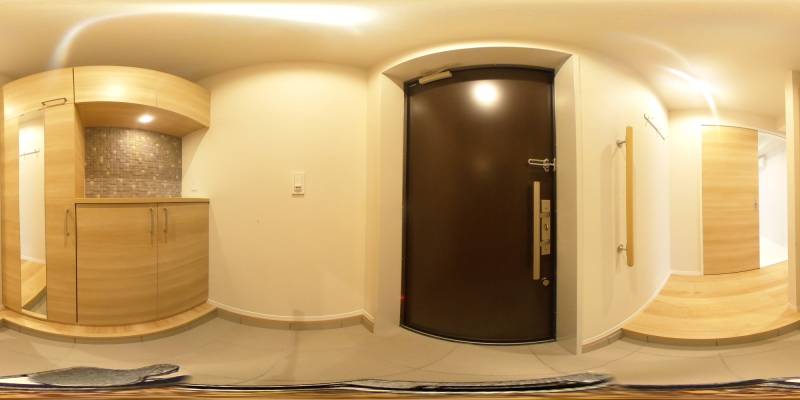 パノラマ画像玄関