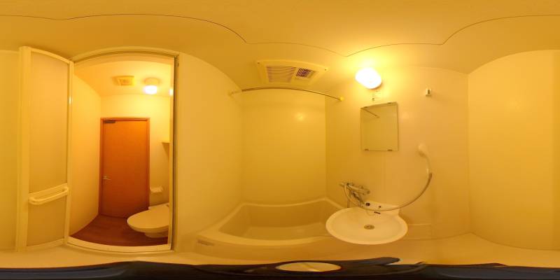 パノラマ画像バスルーム